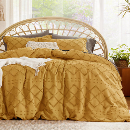 Boho Duvet Cover Soft Breathable All Season Bedding Machine Washable