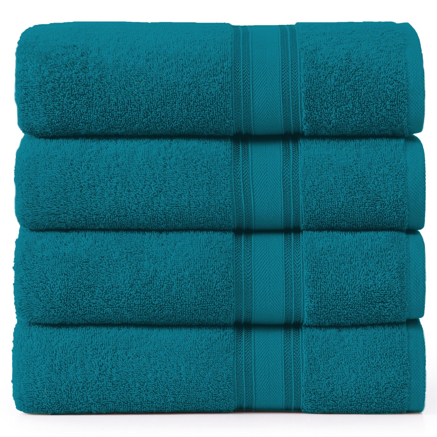Zero Twist Cotton Bath Towel Set Quick Dry Ultra Absorbent Soft Towels