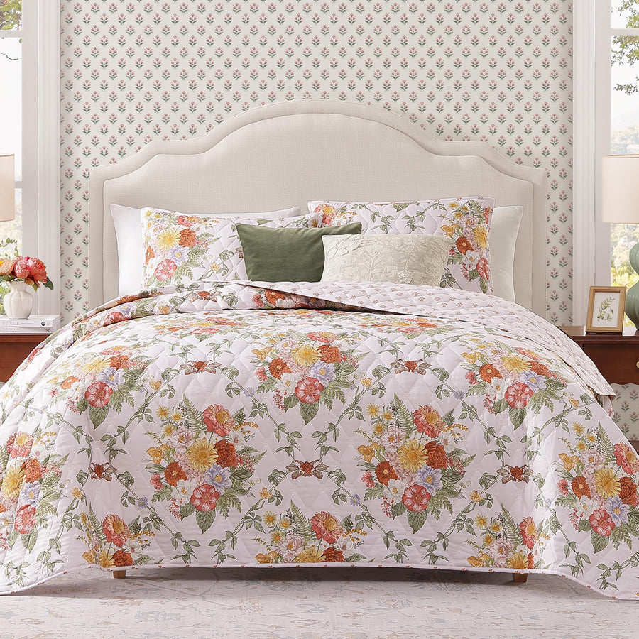 WRENSONGE Floral Quilt Set