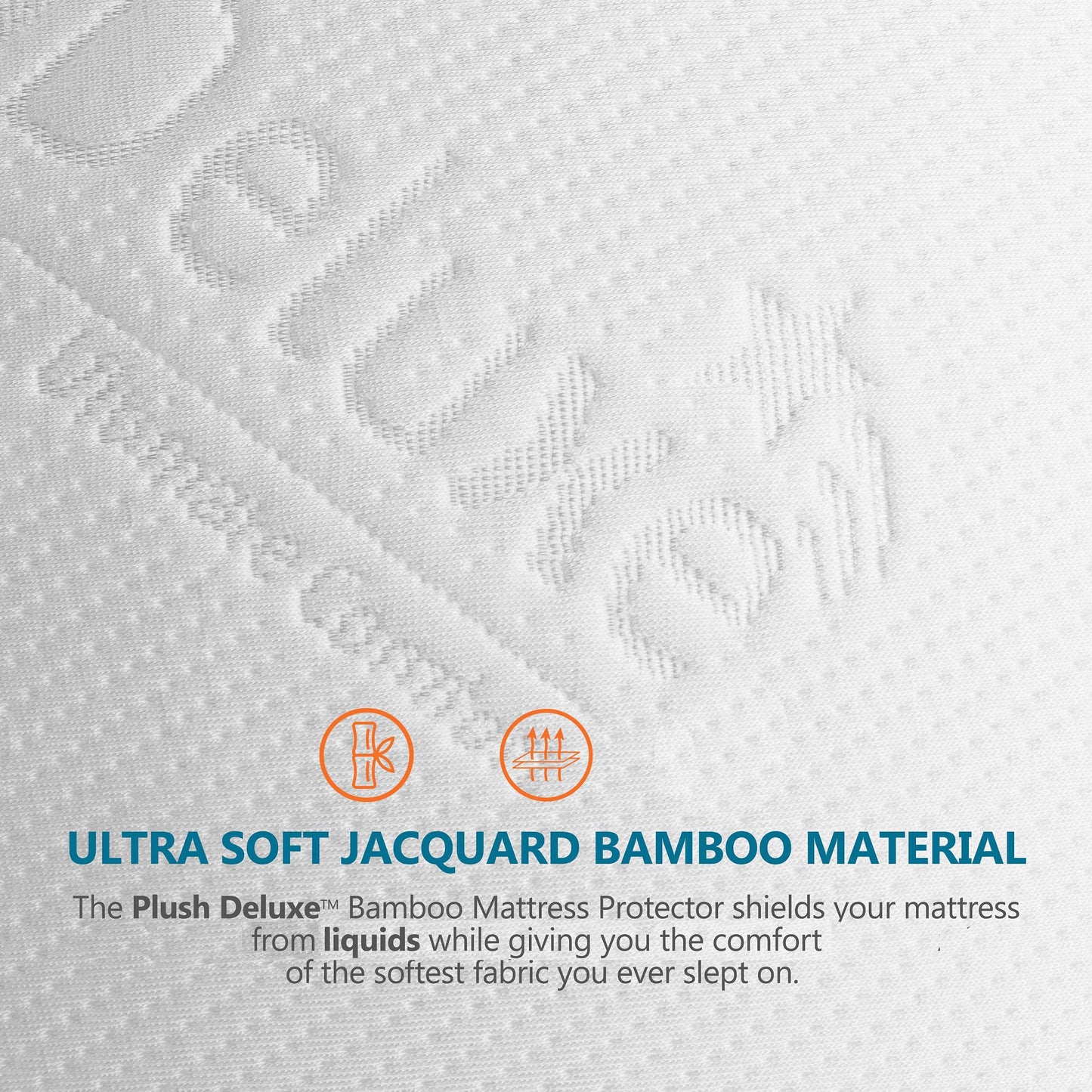 Bamboo Waterproof Mattress Protector Ultra Soft Breathable Deep Pocket Bed Cover
