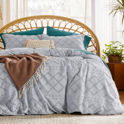 Boho Duvet Cover Soft Breathable All Season Bedding Machine Washable