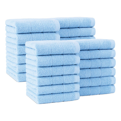 Ring Spun Cotton Washcloth Set Soft Absorbent Multipurpose Fingertip Towels