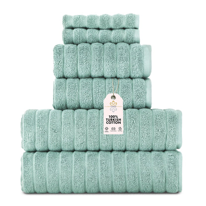 Turkish Cotton Luxury Towel Set Ultra Absorbent Spa Bath Towels