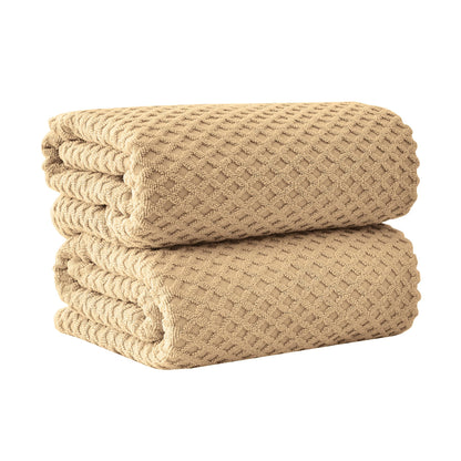 Quick Dry Cotton Bath Towel Set Absorbent Durable Bathroom Towels
