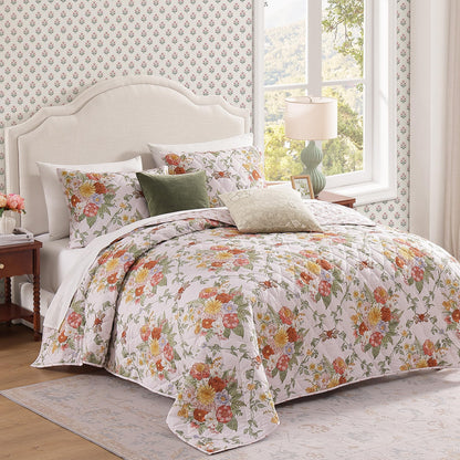 WRENSONGE Floral Quilt Set