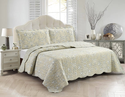Patchwork Quilt Set Reversible Lightweight All Season Coverlet Bedding