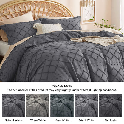 Boho Duvet Cover Soft Breathable All Season Bedding Machine Washable