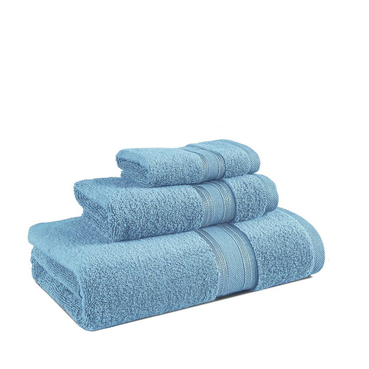 Zero Twist Cotton Bath Towel Set Quick Dry Ultra Absorbent Soft Towels