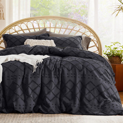 Boho Duvet Cover Soft Breathable All Season Bedding Machine Washable