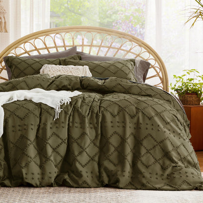 Boho Duvet Cover Soft Breathable All Season Bedding Machine Washable