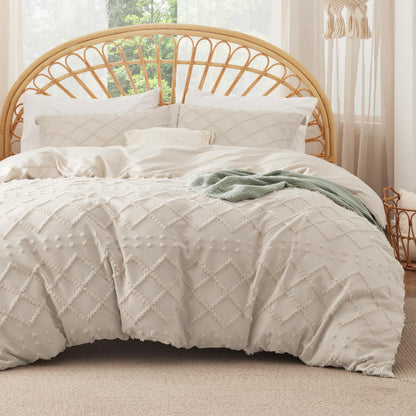 Boho Duvet Cover Soft Breathable All Season Bedding Machine Washable