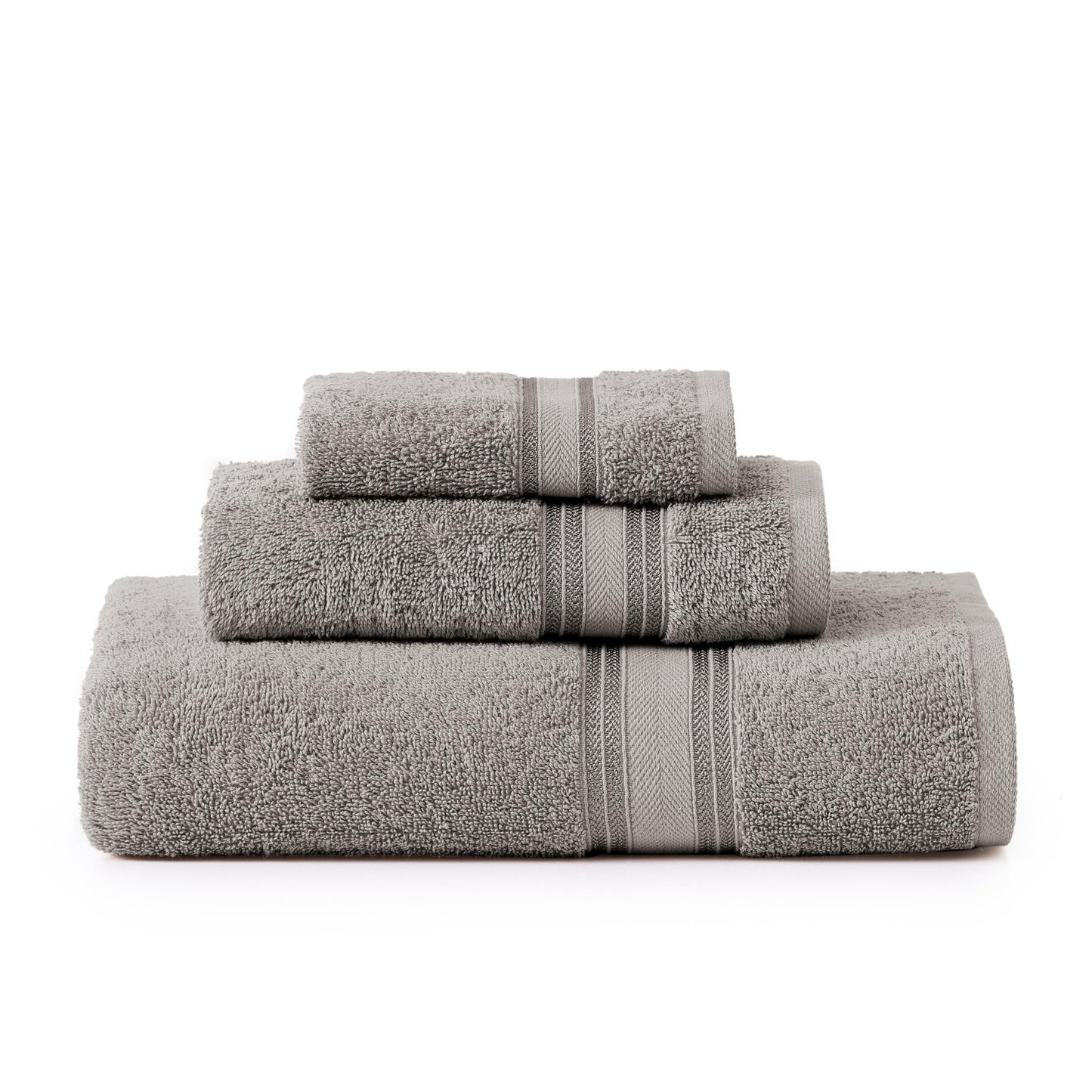 Zero Twist Cotton Bath Towel Set Quick Dry Ultra Absorbent Soft Towels