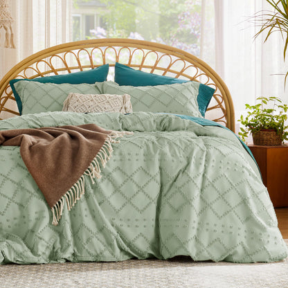Boho Duvet Cover Soft Breathable All Season Bedding Machine Washable