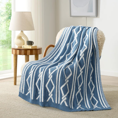 Waffle Throw Blanket Ultra Soft Lightweight Couch Bed Sofa Blanket