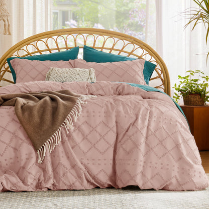 Boho Duvet Cover Soft Breathable All Season Bedding Machine Washable