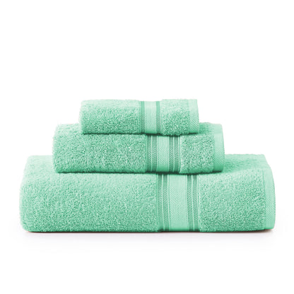 Zero Twist Cotton Bath Towel Set Quick Dry Ultra Absorbent Soft Towels