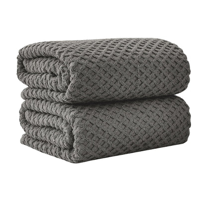 Quick Dry Cotton Bath Towel Set Absorbent Durable Bathroom Towels
