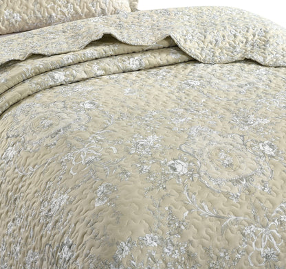 Patchwork Quilt Set Reversible Lightweight All Season Coverlet Bedding