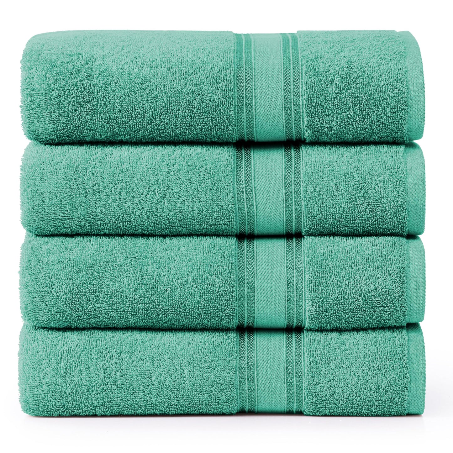 Zero Twist Cotton Bath Towel Set Quick Dry Ultra Absorbent Soft Towels