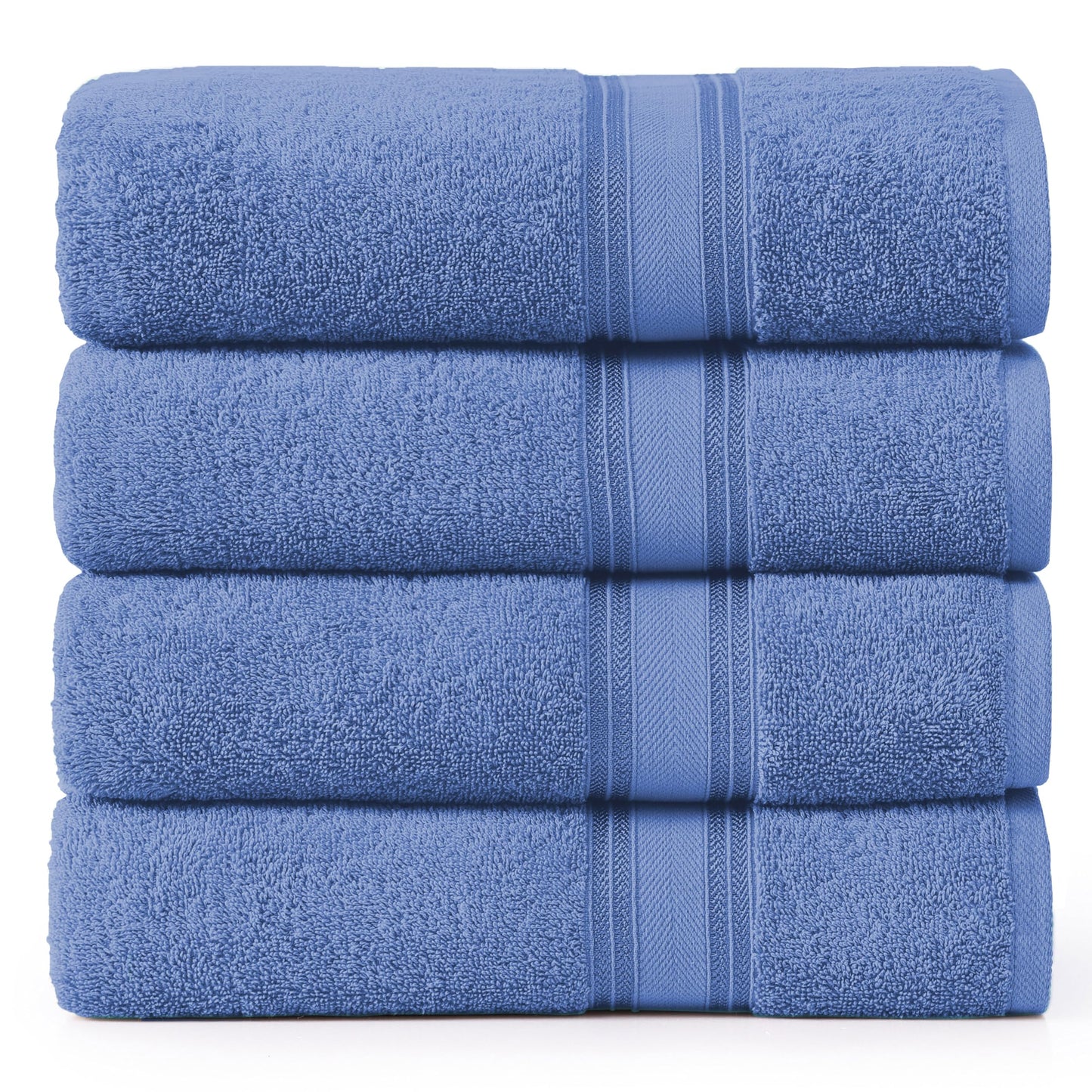Zero Twist Cotton Bath Towel Set Quick Dry Ultra Absorbent Soft Towels