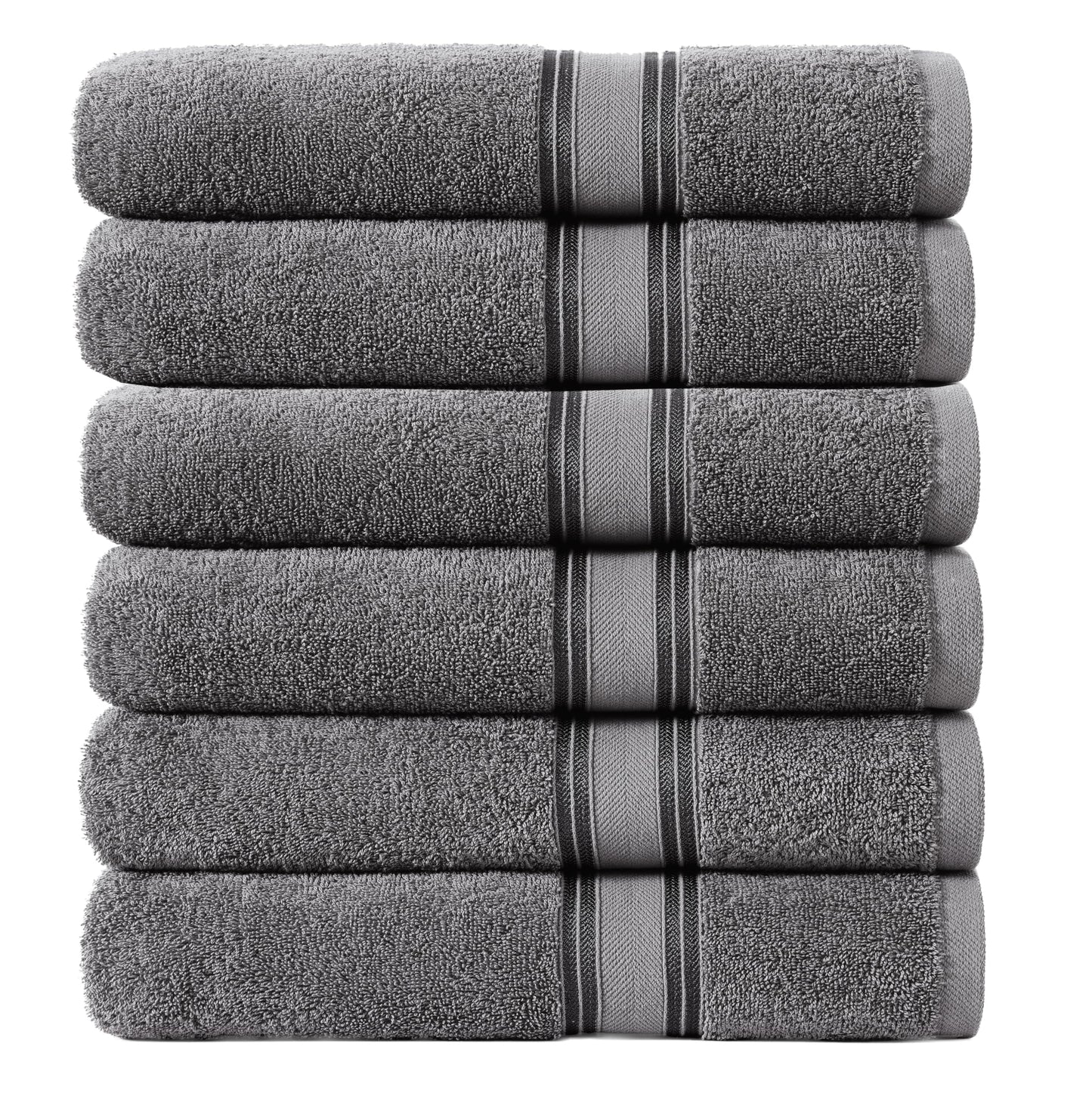 Zero Twist Cotton Bath Towel Set Quick Dry Ultra Absorbent Soft Towels