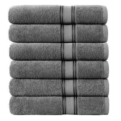 Zero Twist Cotton Bath Towel Set Quick Dry Ultra Absorbent Soft Towels